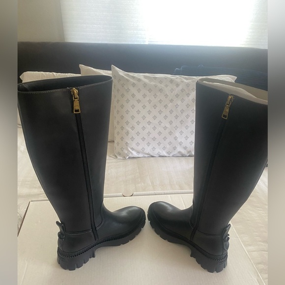 Coach C Logo Lug Sole Knee-High Boots – Size 6B / EU 36.5 – NWT - Picture 10 of 13